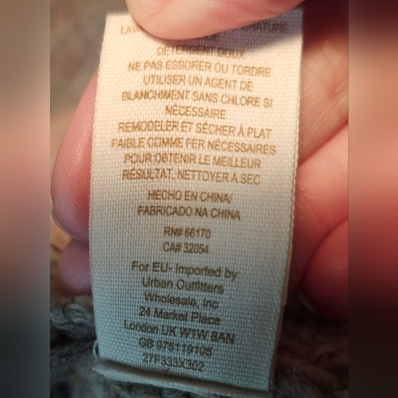 Free People Love Bug Chunky Knit Fair Isle Sweater Boho Wool Blend Size XS - Picture 13 of 15